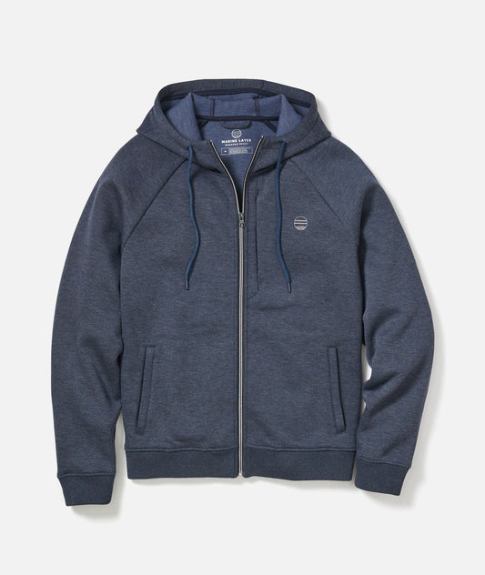 Scuba Knit Zip Hoodie