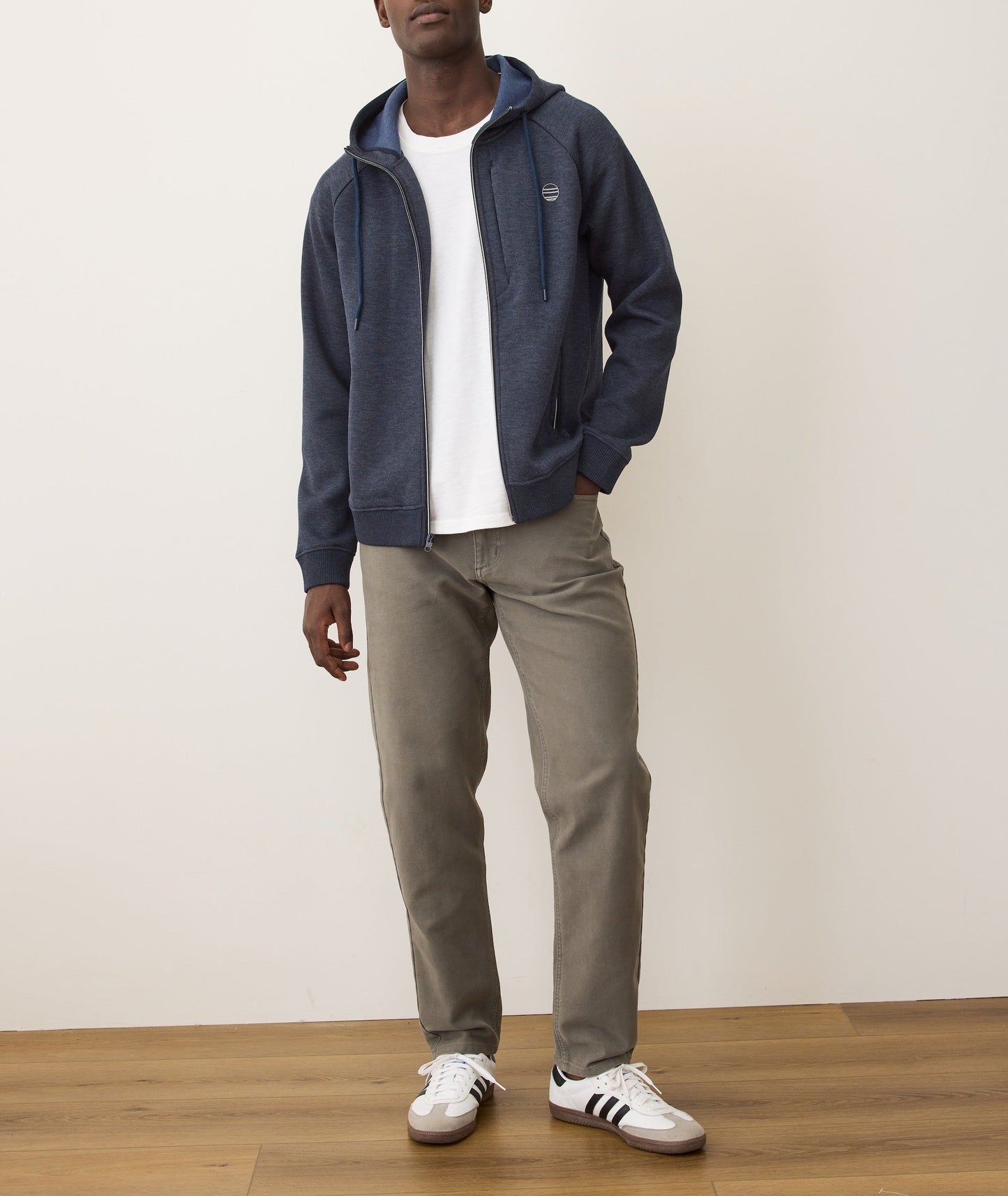 Scuba Knit Zip Hoodie