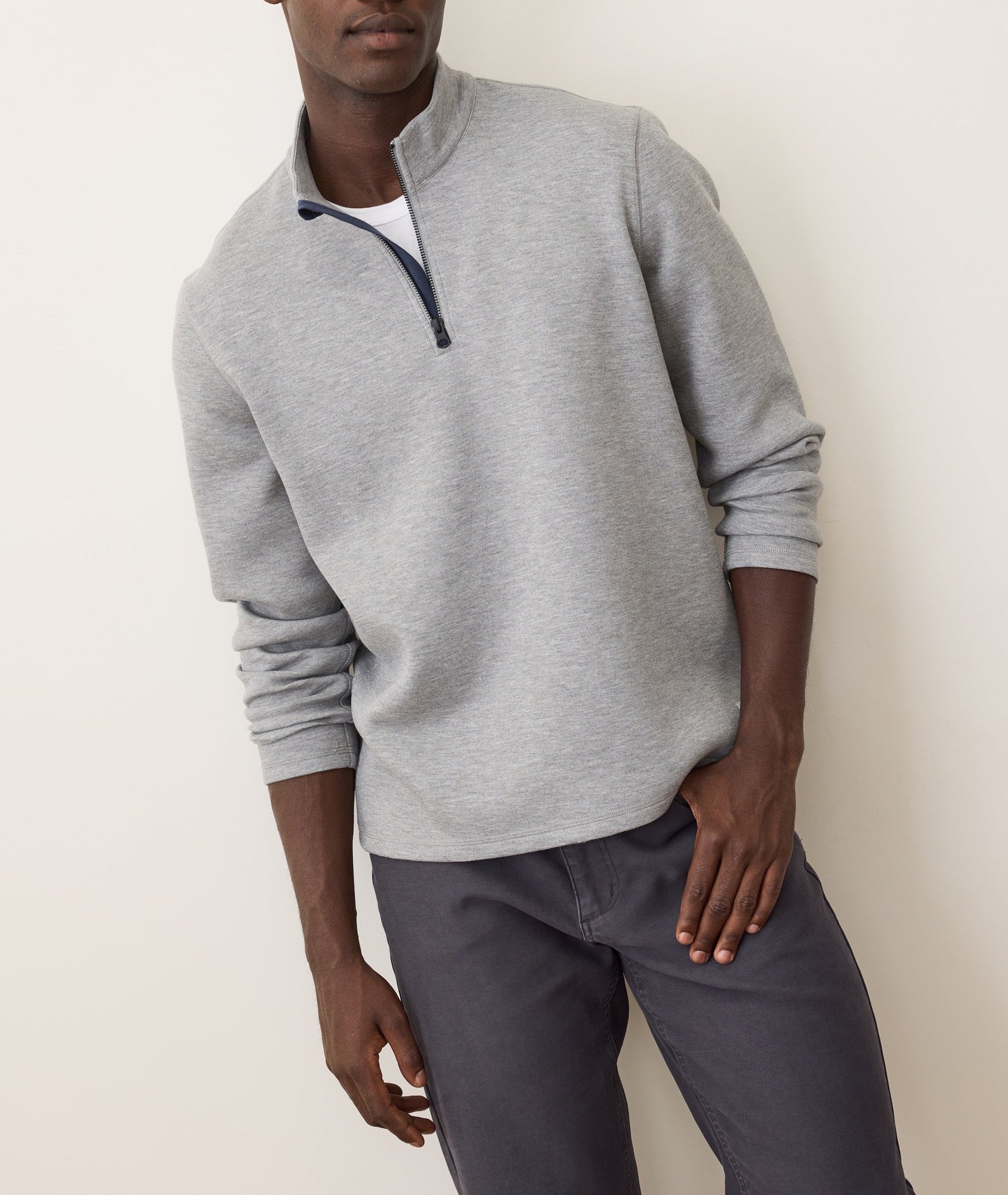 Scuba Knit Quarter Zip