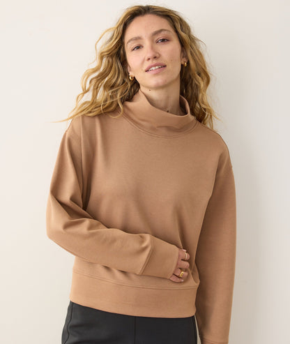 Nova Mock Neck Sweatshirt