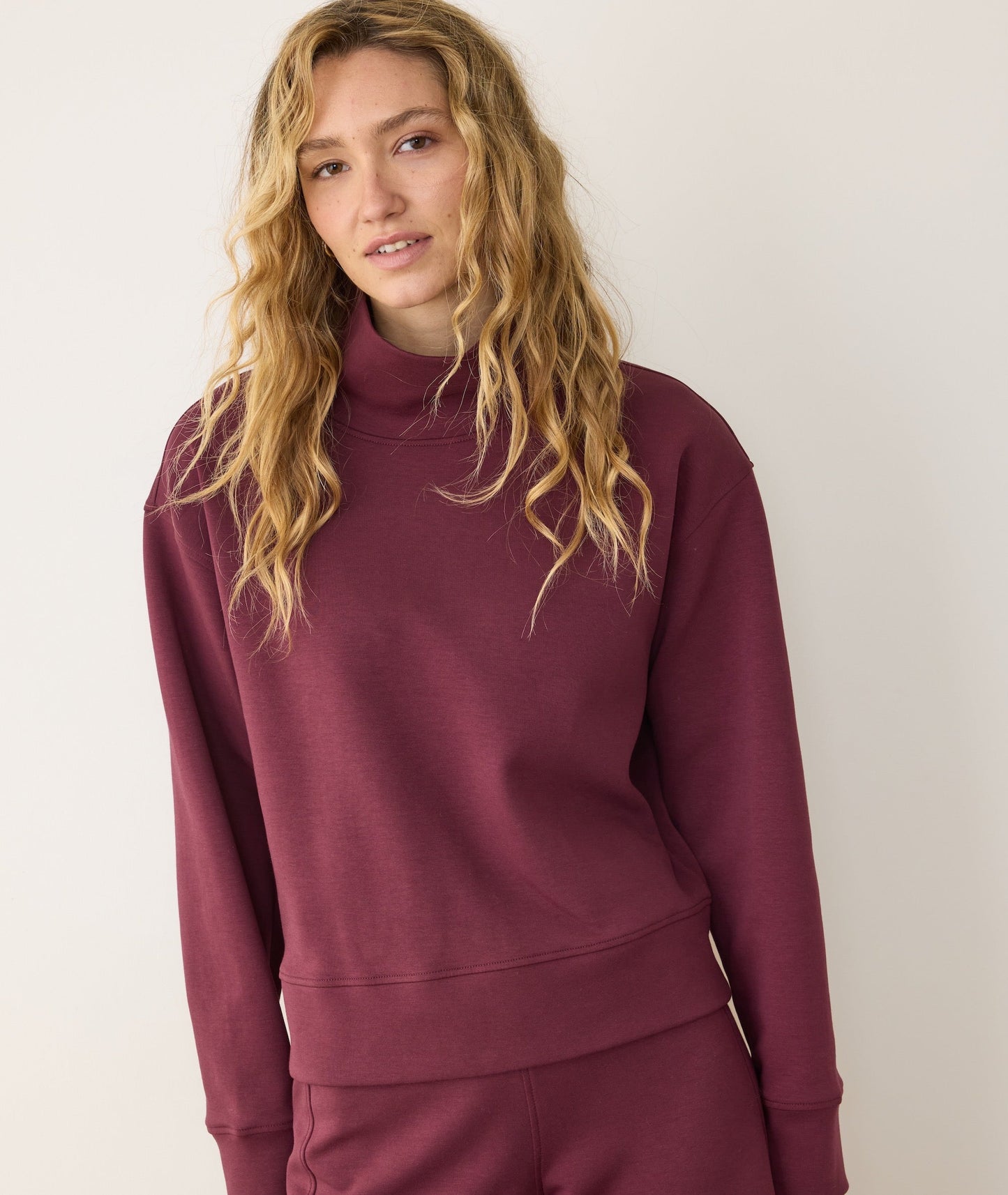 Nova Mock Neck Sweatshirt