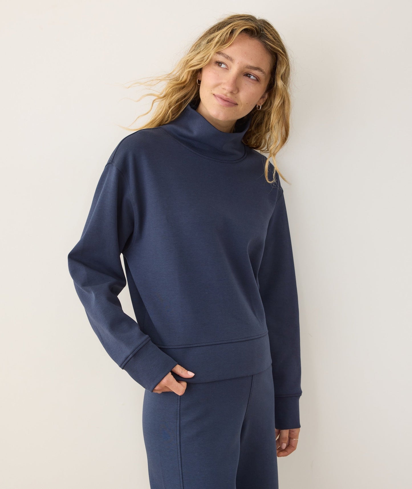 Nova Mock Neck Sweatshirt