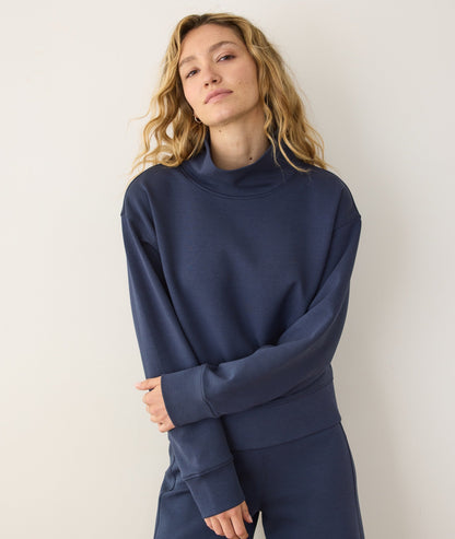 Nova Mock Neck Sweatshirt