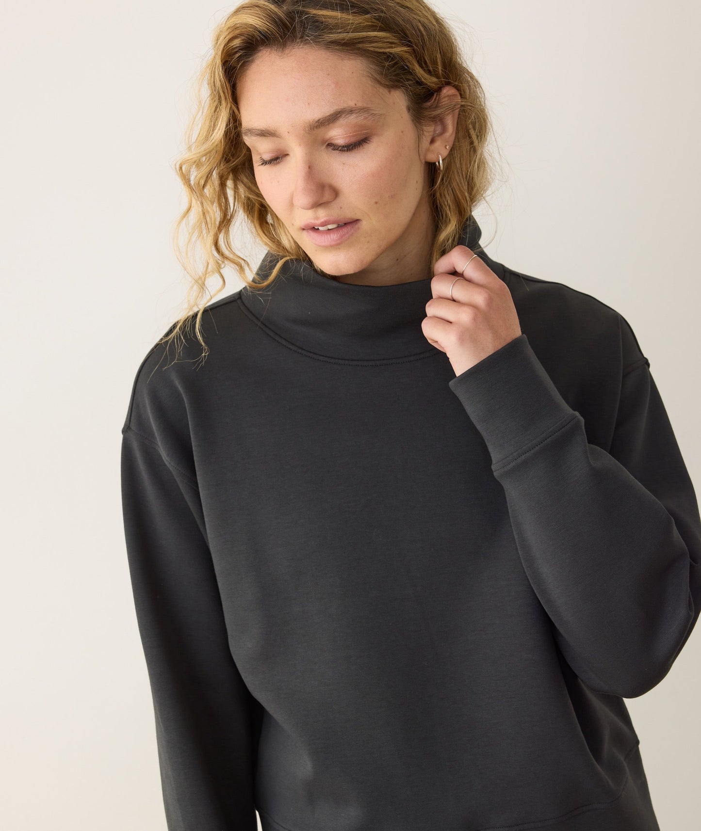 Nova Mock Neck Sweatshirt