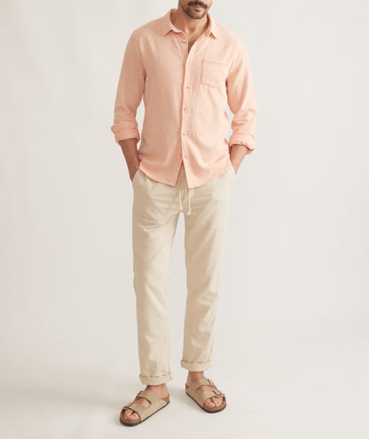 Stretch Selvage Long Sleeve Shirt