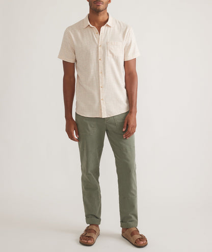 Stretch Selvage Short Sleeve Shirt