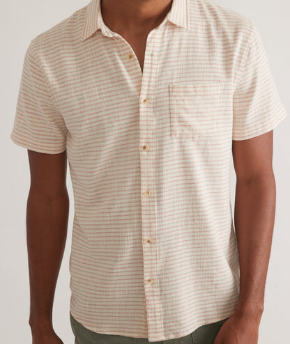 Stretch Selvage Short Sleeve Shirt