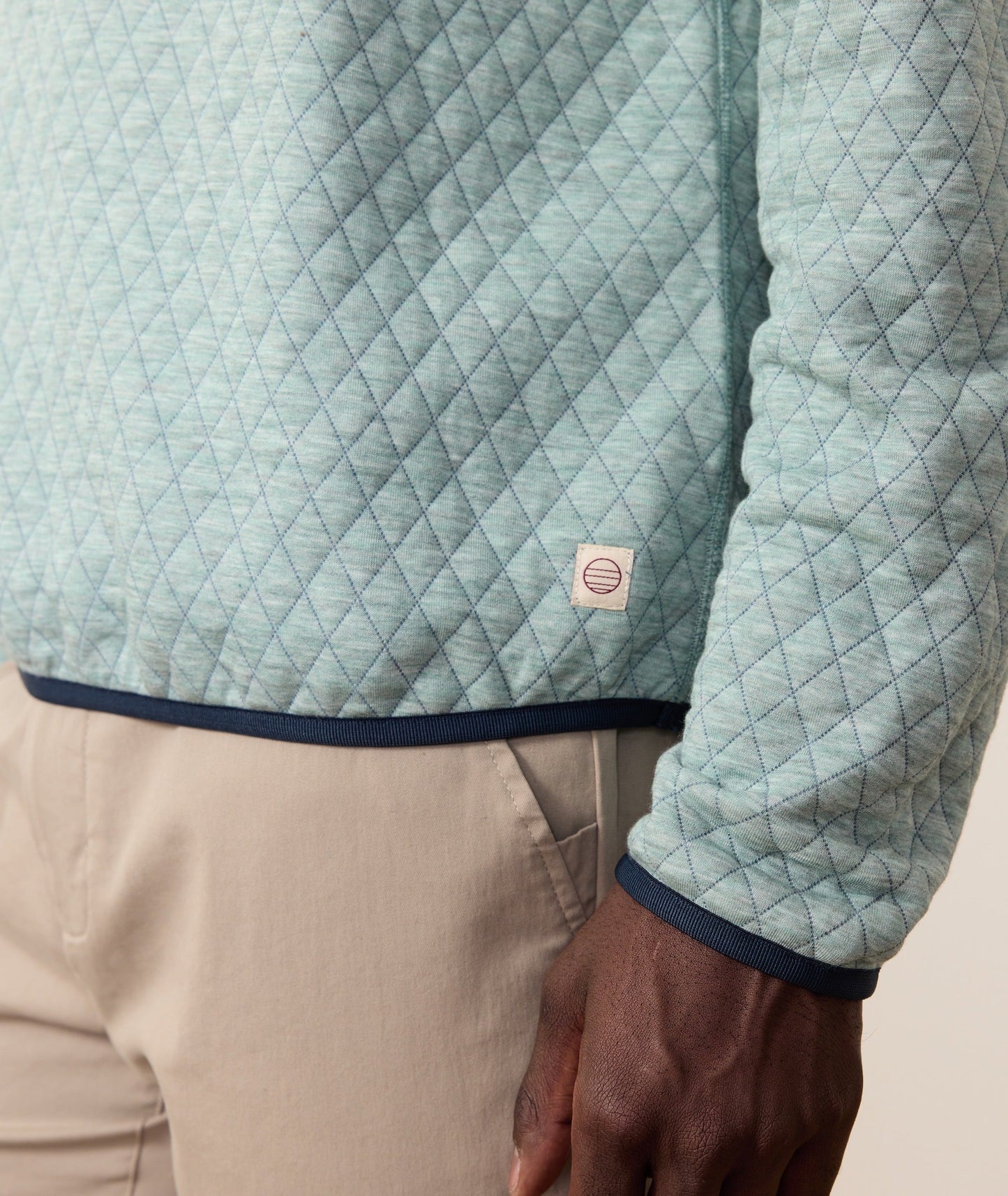 Corbet Quilted Reversible Pullover