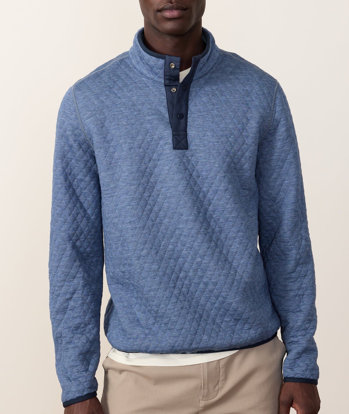 Corbet Quilted Reversible Pullover