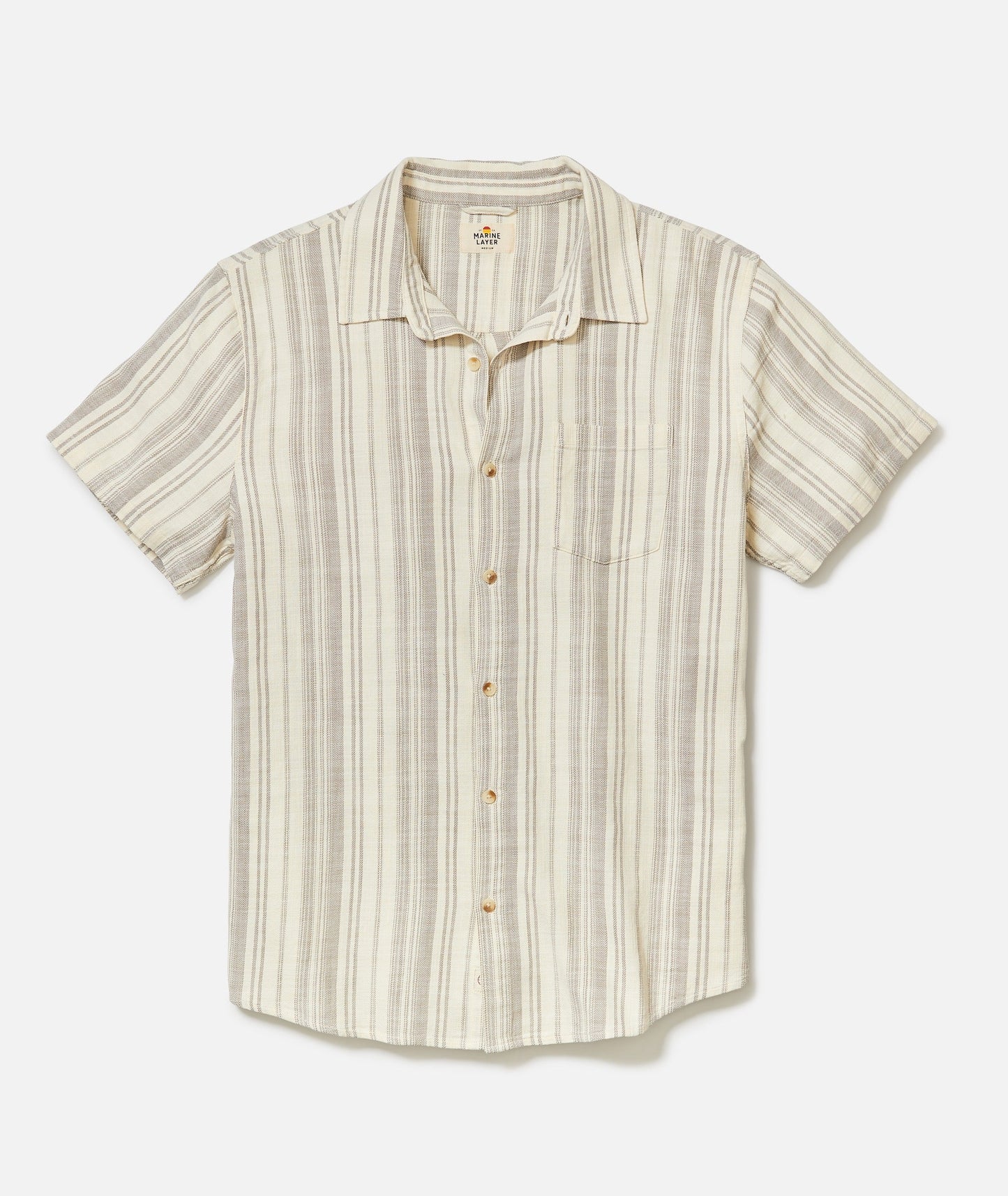 Stretch Selvage Short Sleeve Shirt