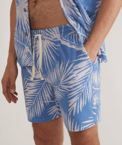 Terry Out Jacquard Short 6"
