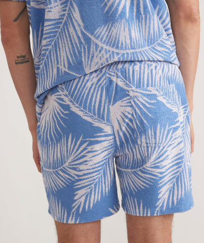 Terry Out Jacquard Short 6"