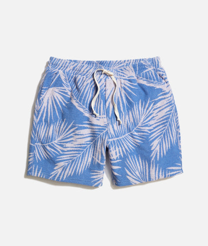 Terry Out Jacquard Short 6"