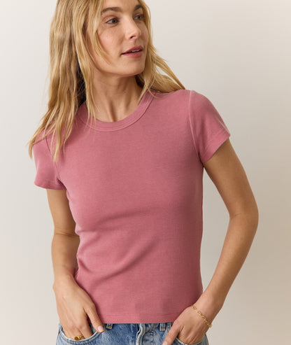 Lexi Rib Sun-In Crew Tee