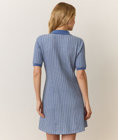 Alice Textured Polo Dress