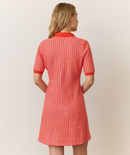 Alice Textured Polo Dress