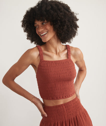 Lila Double Cloth Tank