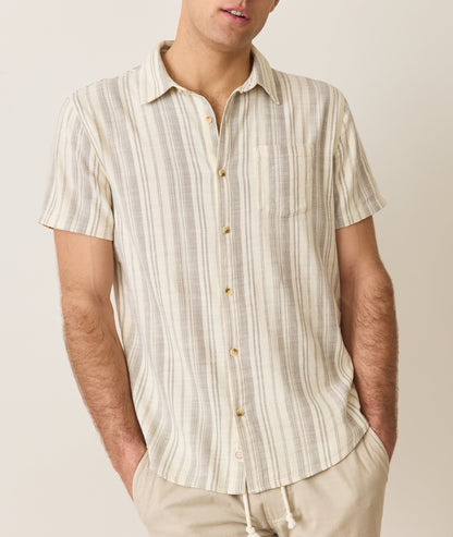 Stretch Selvage Short Sleeve Shirt