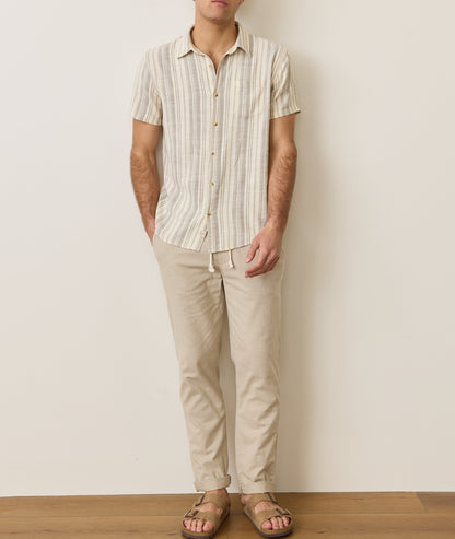 Stretch Selvage Short Sleeve Shirt
