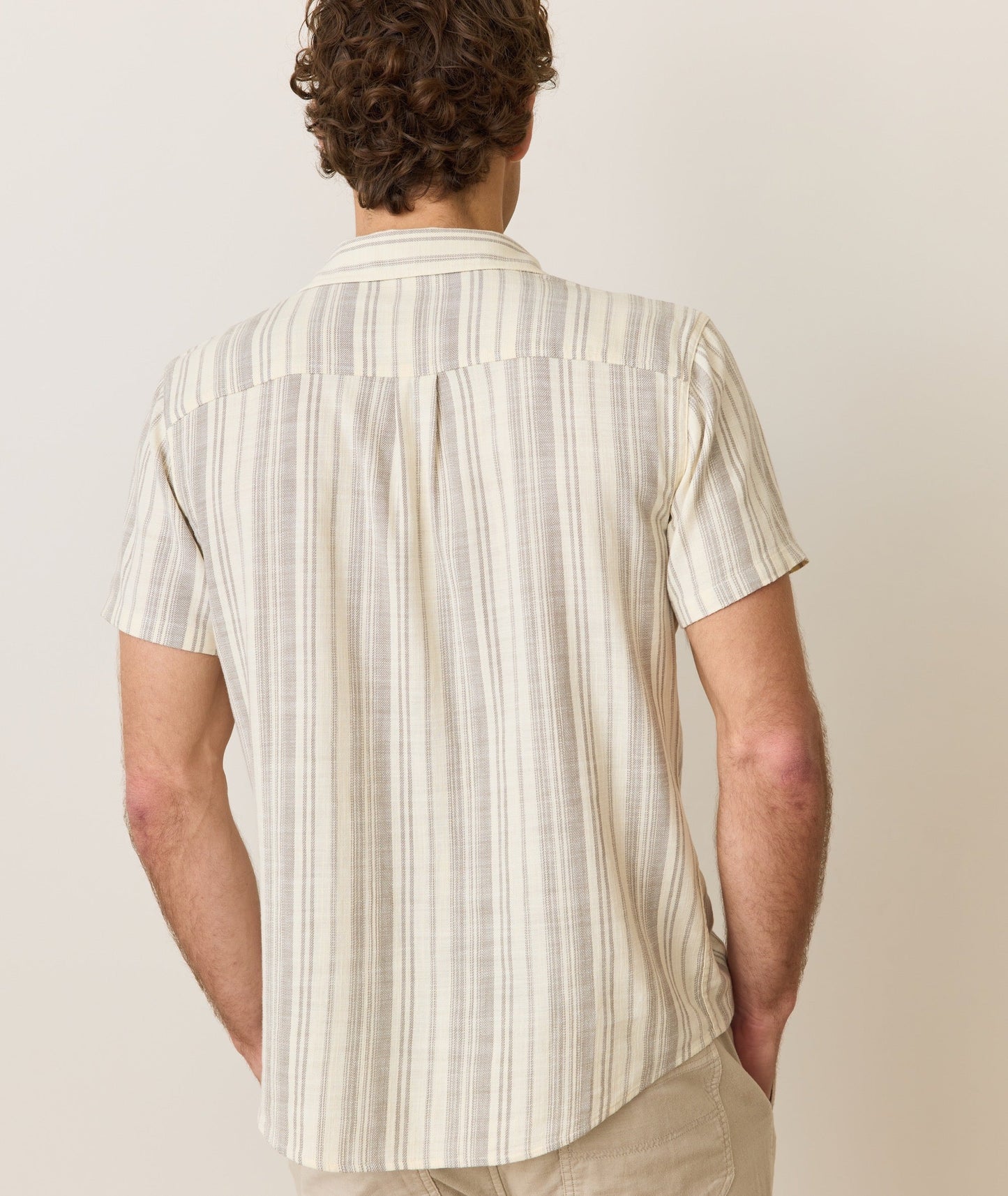 Stretch Selvage Short Sleeve Shirt