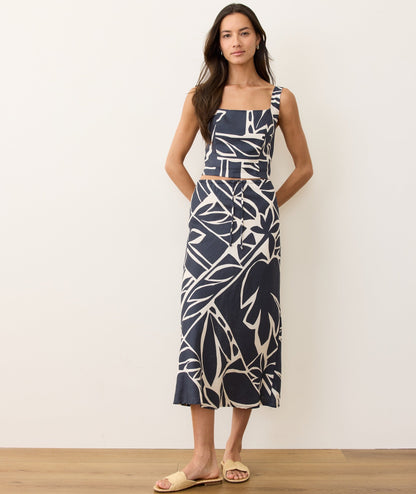 Avery Hemp Midi Skirt