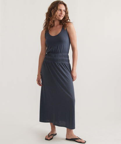 Juliet Slub Midi Dress