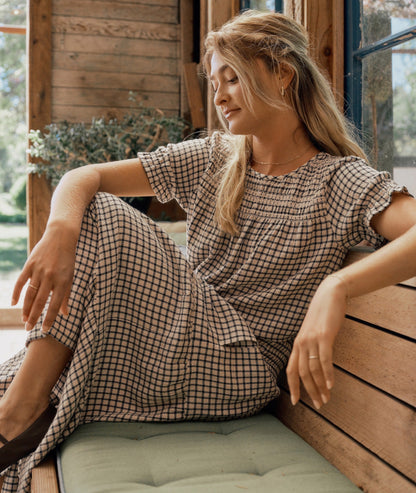 Chloe Smocked Maxi Skirt